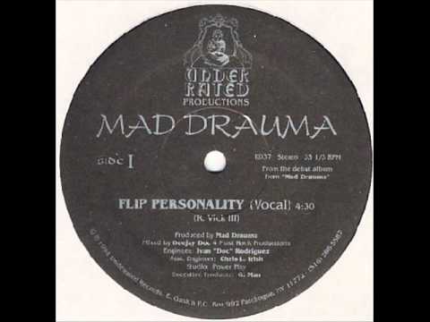 Youtube: MAD DRAUMA - FLIP PERSONALITY ( rare 1994 NY rap )