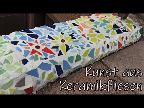 Youtube: Ein Mosaik selber machen. Kunst für den Garten.