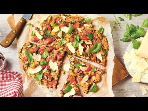 Youtube: Alnatura kocht: Rezept für mediterrane Schüttelpizza | Alnatura