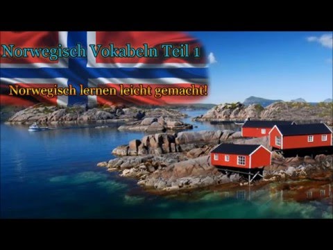 Youtube: Norwegisch lernen für Anfänger | Vokabeln zum nachsprechen Teil 1 | Deutsch-Norwegisch-A1 🇳🇴 ✔️