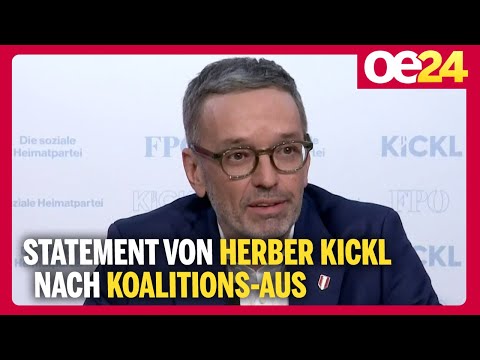 Youtube: ES IST AUS! Kickl für "rasche Neuwahlen" | FPÖ-Pressekonferenz nach Koalitions-Aus