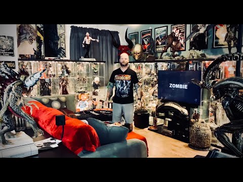 Youtube: MASSIVE HORROR COLLECTION ROOM 4K TOUR: 45+ Statues, 400+ Figures
