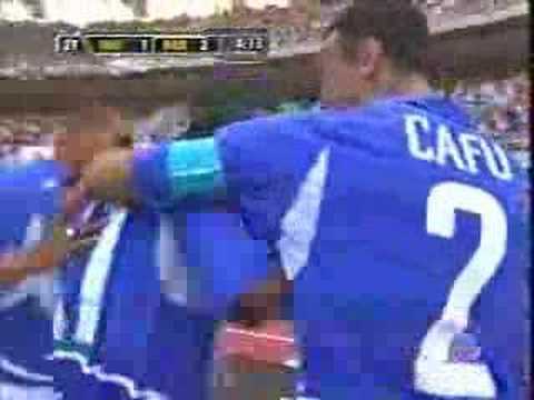 Youtube: Ronaldinho free kick vs. England World Cup 2002