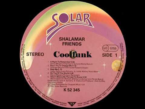 Youtube: Shalamar - On Top of The World (1982)