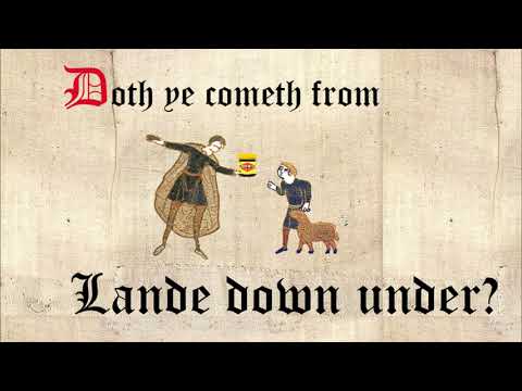 Youtube: Land Down Under (Medieval Style) (Vocals)