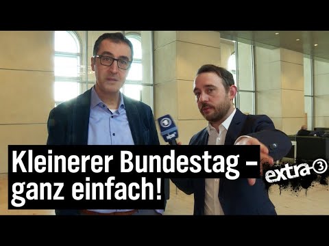 Youtube: Reporter Jakob Leube im Bundestag: Gescheiterte Wahlrechtsreform | extra 3 | NDR