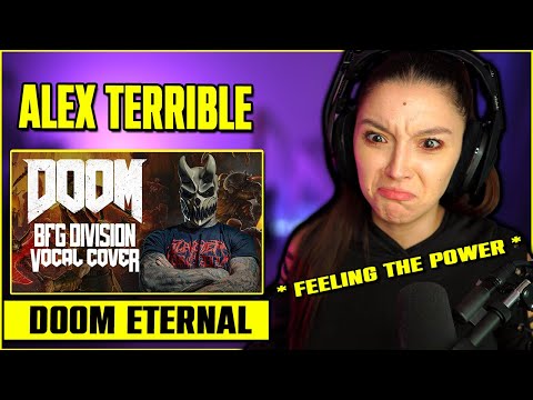 Youtube: First Time Reaction to ALEX TERRIBLE - DOOM ETERNAL (cover)