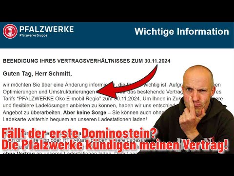 Youtube: Die Pfalzwerke kündigen meinen Vertrag! Fällt jetzt der erste Dominostein?