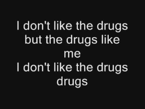 Youtube: Marilyn Manson I Don't Like The Drugs (But The Drugs Like Me ) Lyrics!!