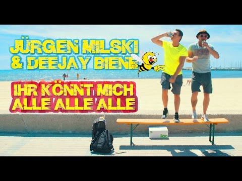 Youtube: Jürgen Milski & Deejay Biene - Ihr könnt mich alle alle alle (offizielles Video)