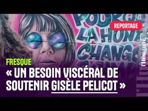 Youtube: « Un besoin viscéral de soutenir Gisèle Pelicot », la street-artiste Maca expose sa fresque