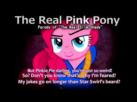 Youtube: "The Real Pink Pony" Pinkie Covers