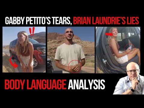 Youtube: Gabby Petito's Tears, Brian Laundrie's Lies: Police Bodycam Body Language Analysis