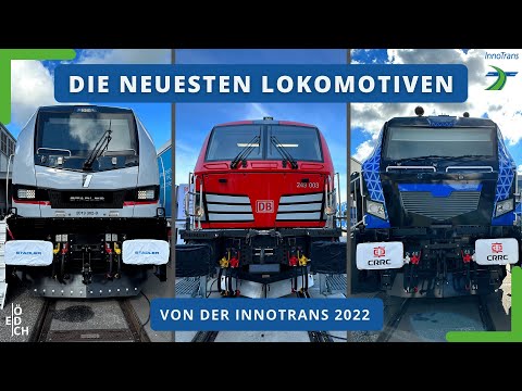Youtube: Das sind die neuesten Loks, die in den nächsten Jahren auf die Schiene kommen werden! | InnoTrans 22