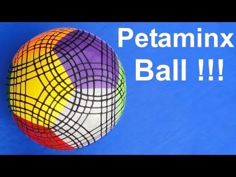 Youtube: Tony Fisher's PETAMINX BALL Puzzle (AKA Petaball) WORLD's FIRST !!!!