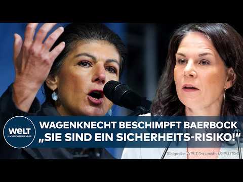 Youtube: SAHRA WAGENKNECHT AUF GROßDEMO IN BERLIN: "Baerbock ist ein Sicherheitsrisiko"! Friedensdemo-Rede!