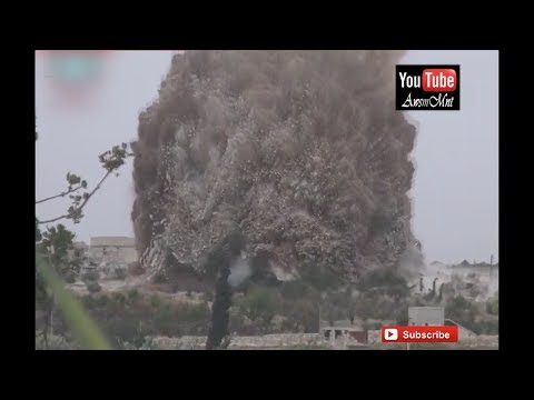 Youtube: Massive Blast in Syria - Destroyed Aleppo hotel HD