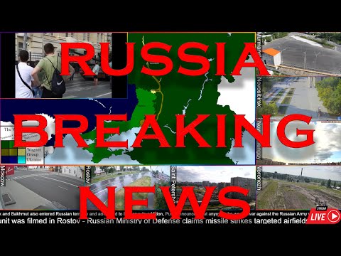 Youtube: 🔴LIVE: RUSSIA WAGNER COUP: MULTIPLE CAMERA POINTS - VORONEZH - ROSTOV - MOSCOW with [Videos & News]