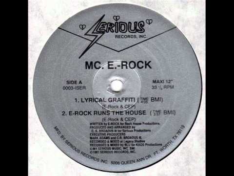 Youtube: M.C. E-ROCK - E-ROCK RUNS THE HOUSE ( rare '91 TX )
