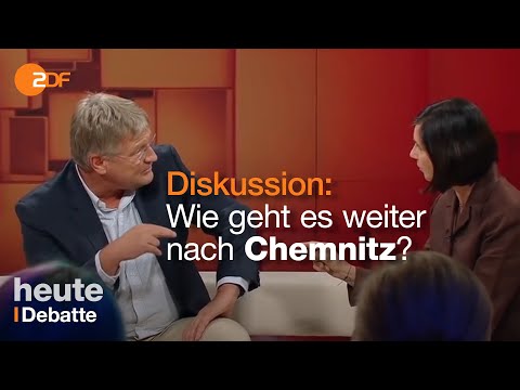 Youtube: Meuthen und Göring-Eckardt über Chemnitz - dunja hayali