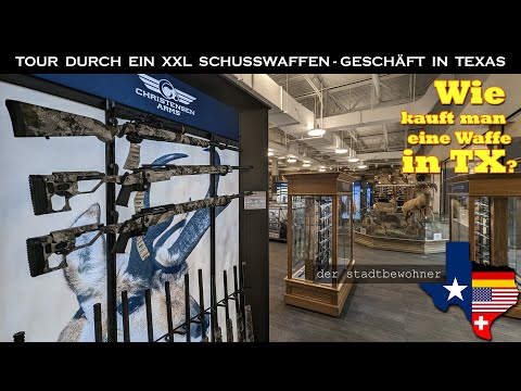 Youtube: Tour durch ein XXL Schusswaffen-Geschäft in Texas