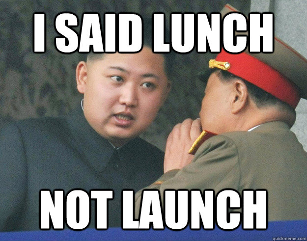 i said launch
