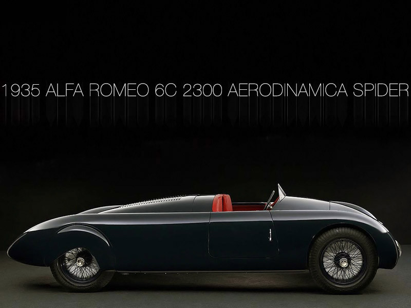1935 Alfa Romeo 6C2300 aerodinamica spid